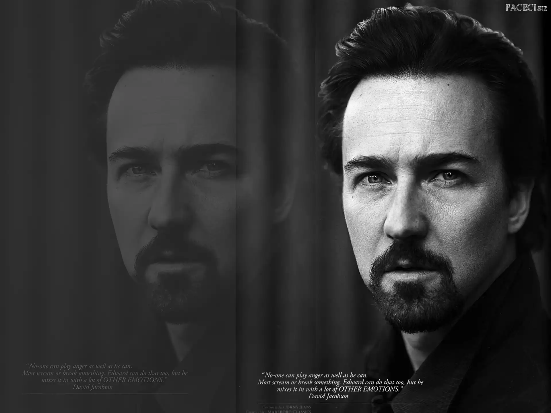 broda, Edward Norton, wÄ…sy
